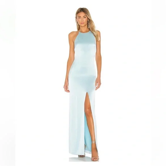 princess polly baby blue dress Reformation Blue Dresses main image 0
